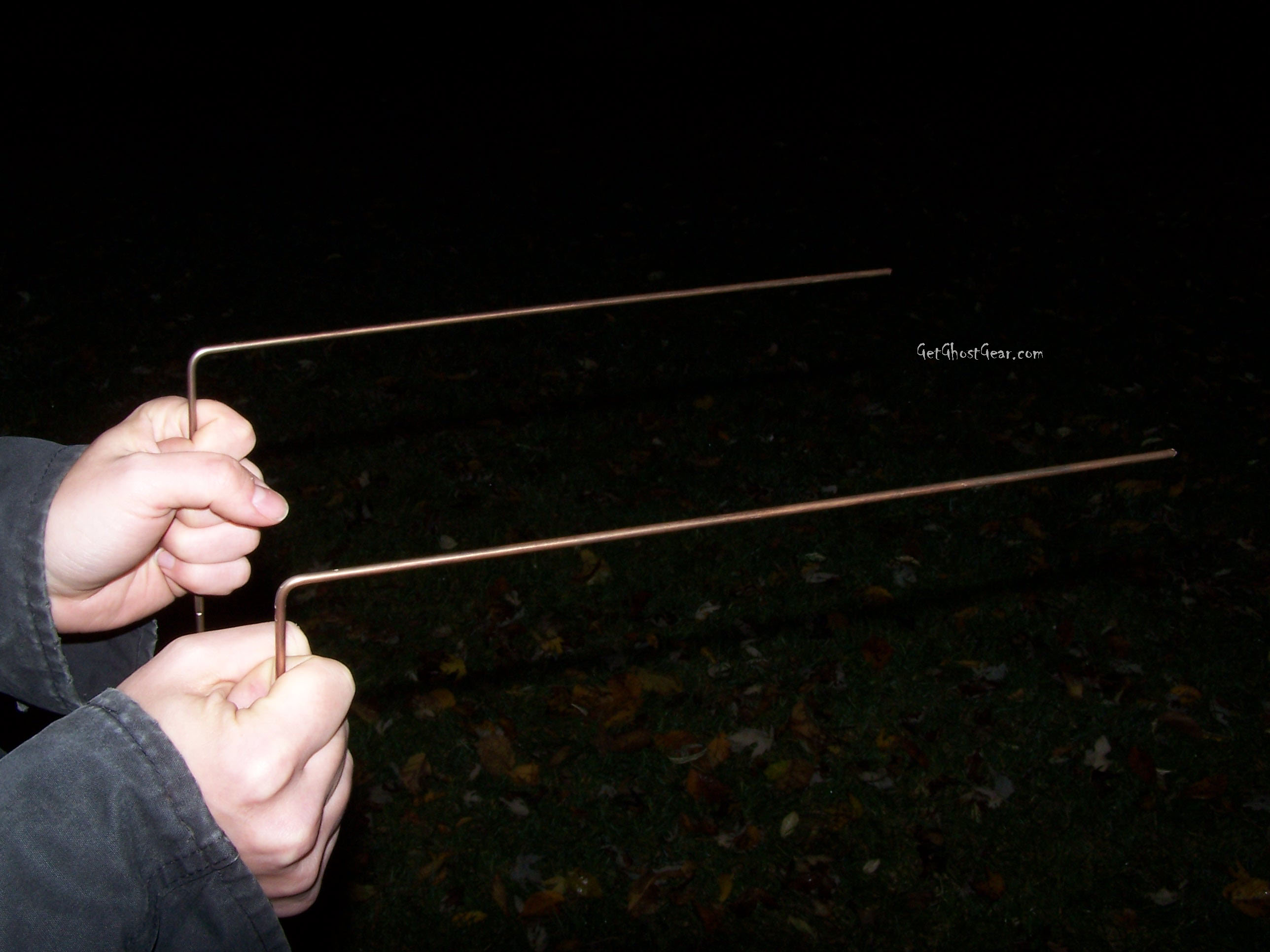 Dowsing rods used by metaphysical ghost hunters