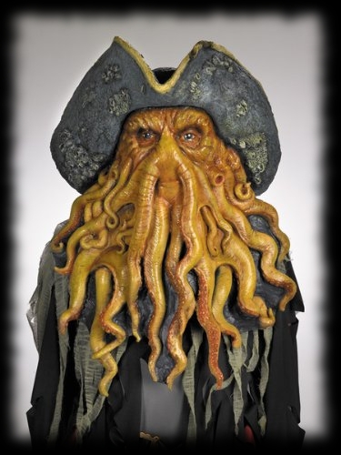 Best Movie Halloween Mask of 2012 The Pirates of the Caribbean Davy Jones Halloween Mask