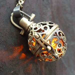 Steampunk LED Necklace Gift Idea