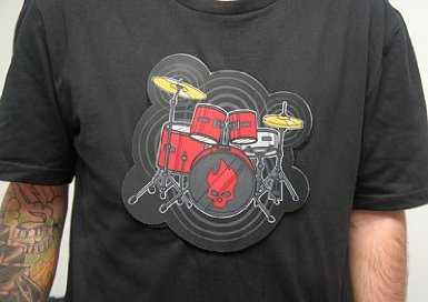 2012 Ghost Hunters Christmas Gift Idea Playable Drum Shirt