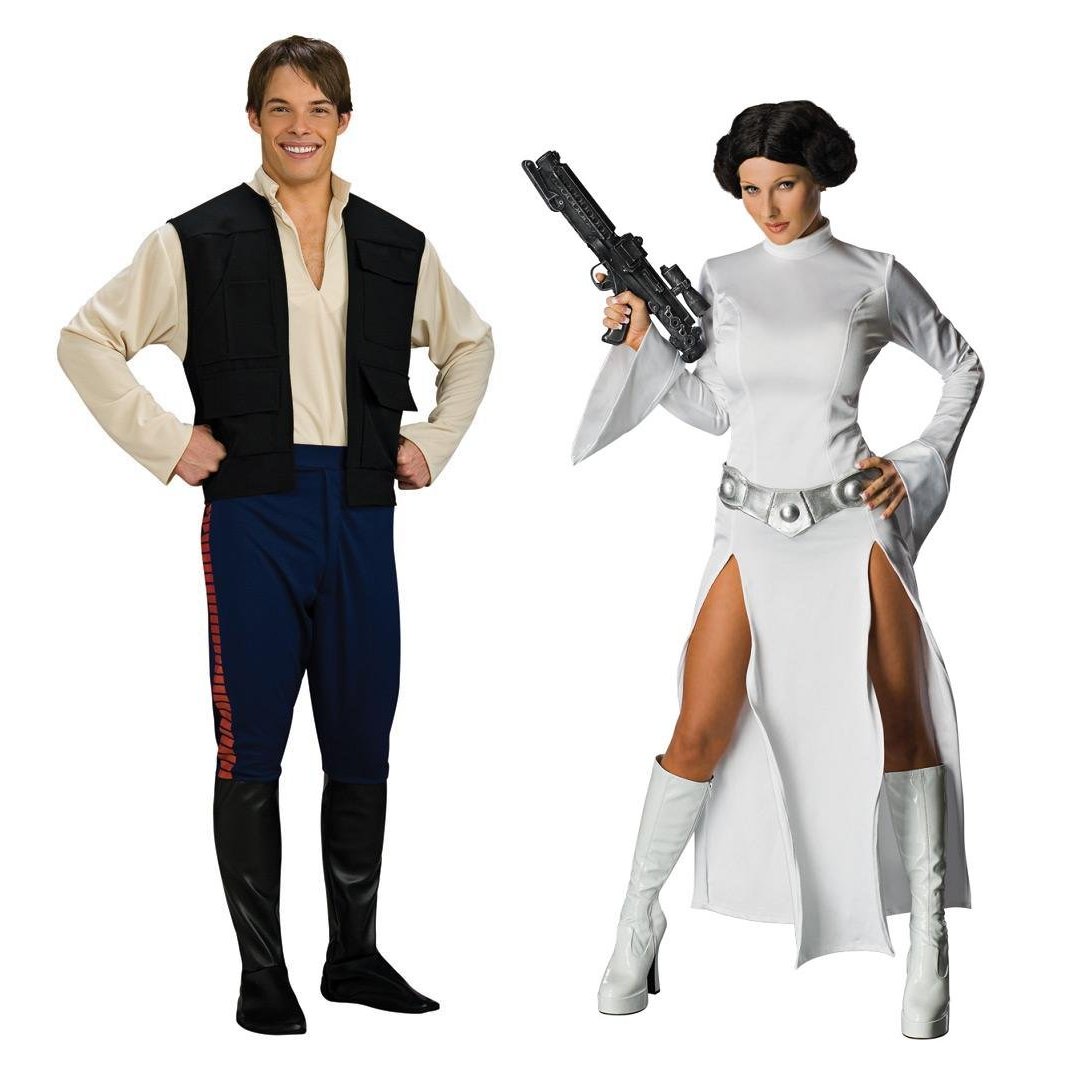 Han Solo and Princes Leia Best Couples Halloween Costume 2012