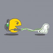 Pac Man Ghost Buster T-Shirt Gift Idea for 2012
