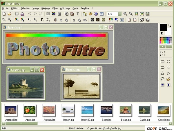 Photo Filtre ghost hunting image editor screen shot