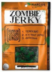 Zombie Jerky Teriyaki flavored beef jerky for sale